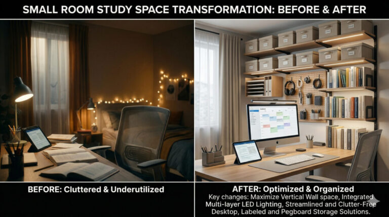 How to Create Study Space in Small Room: 8 Proven Tips