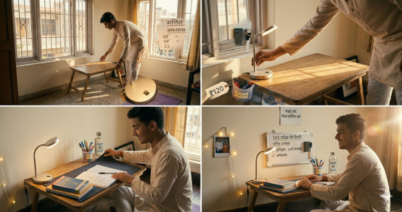 how to set up study table under 2000 rupees – step by step guide for Indian students