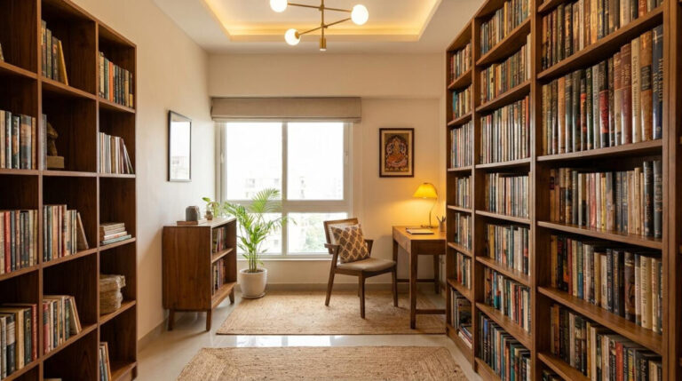 Library Room in House: 15 Ideas for Students